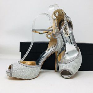 Badgley Mischka Smolder Matallic Shimmery Sandals